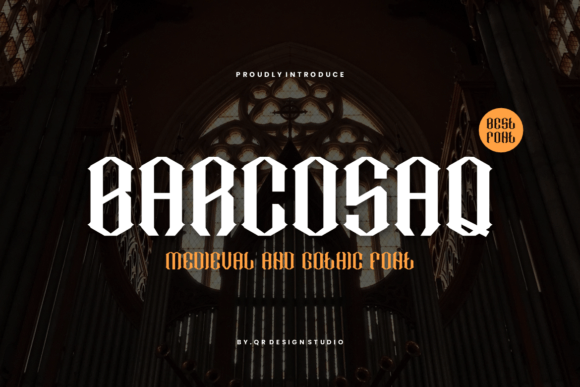 Barcosaq: A Modern Display Typeface for Bold Visuals