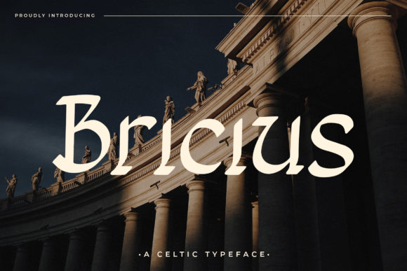 Bricius: The Whimsical Display Font for Creative Projects