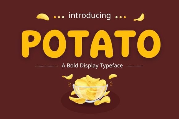 Bring Playful Energy to Your Designs with Potato Font