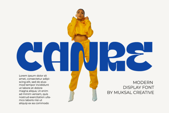 Canre: A Display Font for Distinctive Creative Projects