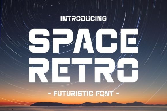 Space Retro: A Typeface Blending Vintage Charm with Futuristic Vision