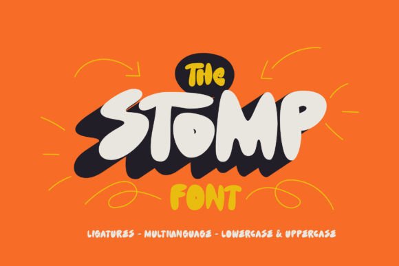 Stomp: A Typeface That Radiates Energetic Playfulness